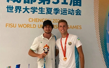 На 31-ой Всемирной летней Универсиаде по теннису приняли участие теннисисты из Узбекистана