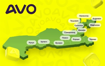 Банкоматы и картоматы AVO bank теперь доступны по всему Узбекистану