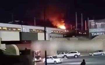 В соцсетях сообщили о возгорании поезда Afrosiyob в Ташкенте