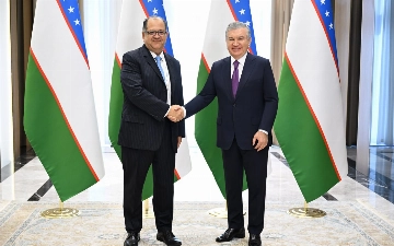 Президент Узбекистана принял глобального директора Всемирного банка