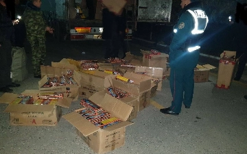 В Кашкадарье поймали очередного контрабандиста с пиротехникой на 342 млн сумов