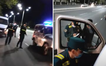 В Джизакской области сотрудник ДПС обматерил водителя