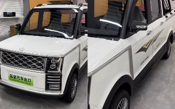 Узбекистанец показал новый электрический пикап за $1 800