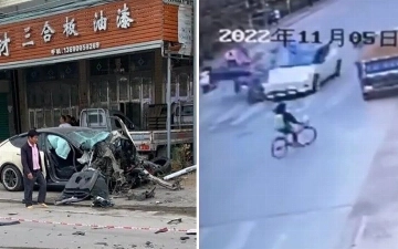 Из-за сбоя автопилота Tesla насмерть сбила двух человек 