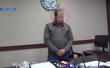 Начальника налоговой инспекции одного из районов Наманганской области задержали при получении взятки в размере 15 тысяч долларов