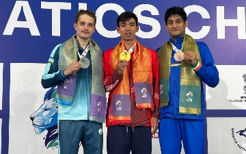 Узбекские спортсмены завоевали «серебро» и «бронзу» на ЧА по водным видам спорта