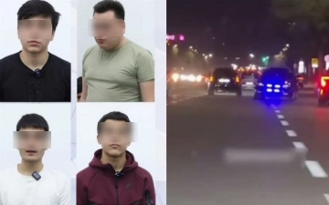 С мигалкой и без номеров: в Ташкенте наказали парней, грубо нарушивших ПДД
