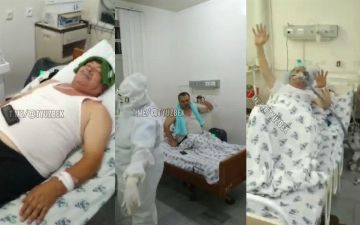 Врачи cтанцевали «лазги» и решили подбодрить людей с коронавирусом