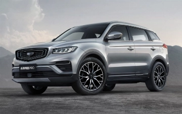 Появились фотографии кроссовера Geely Atlas нового поколения