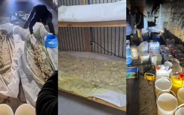 В Андижане накрыли крупную нарколабораторию, производившую мефедрон