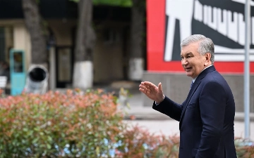 Шавкат Мирзиёев ознакомился с обновленной улицей Узбекистон овози