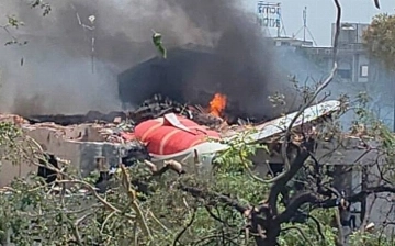 Обломки обрушившегося Boeing 787 Dreamliner задели жилые дома