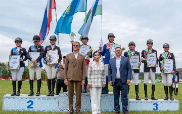 Сборная Узбекистана успешно выступила на «Кубке Содружества» по конному спорту