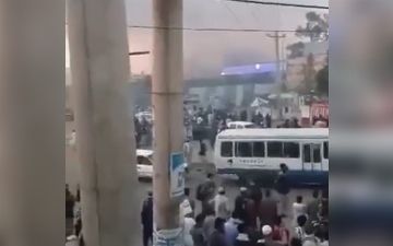 В аэропорту Кабула начался пожар