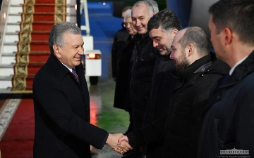 Как Шавката Мирзиёева встретили в Санкт-Петербурге