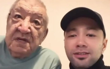 Алишер Узаков навестил больного  киноактера Мурода Раджабова – видео