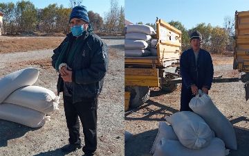 Фермер из Хорезма передал 40 тонн риса нуждающимся семьям