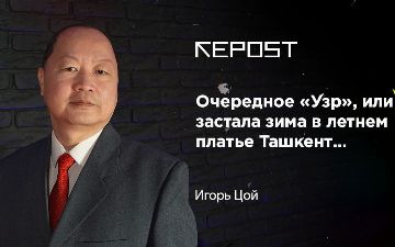 Очередное «Узр», или застала зима в летнем платье Ташкент…