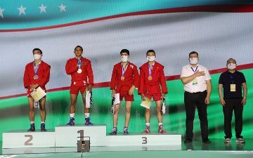 Узбекские самбисты завоевали первое место в общекомандном зачёте чемпионата Азии