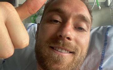 Переживший остановку сердца на поле Эриксен обратился к болельщикам 