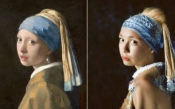 Художница сделала известные картины современными с помощью нейросети — фото