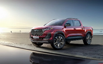 В сети рассекретили новый пикап Chery с «бриллиантовыми» фарами