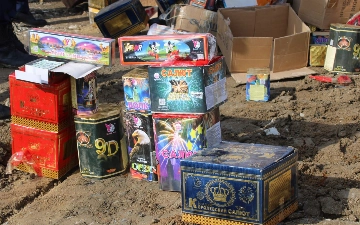 В Самарканде уничтожили свыше 300 тысяч контрабандных пиротехнических изделий