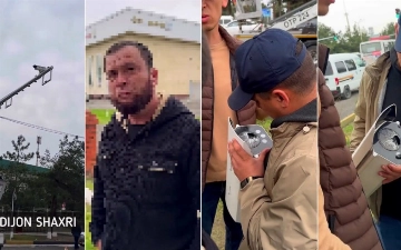 В Андижане мужчина с винтовкой отстрелял свыше 50 камер фиксации нарушений ПДД