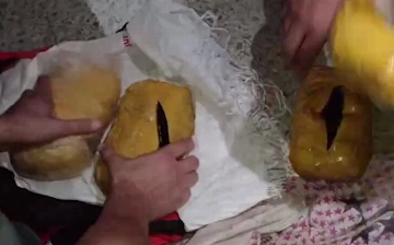 СГБ изъяла у наркокурьеров более 9 кг опия и гашиша (видео)