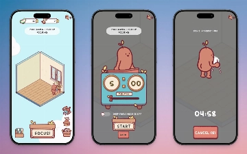Focus Friend: создана игра для продуктивности с милым «бобовым другом»