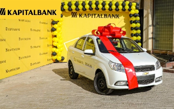 «Капиталбанк» вручил первый из четырех Chevrolet Nexia 3 победителю розыгрыша
