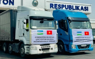 Узбекистан направил гумпомощь жителям Кыргызстана, пострадавшим от паводков и селей