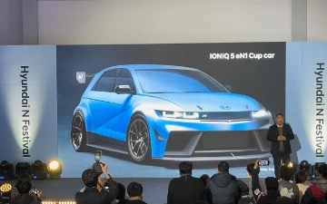 Hyundai презентовал Ioniq 5 eN1 Cup, который будет участвовать в гонках