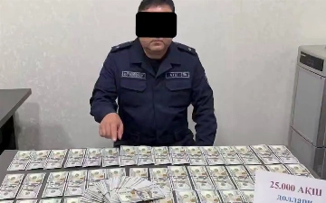 Задержан начальник районного подразделения УЧС Ташобласти, требовавший $63 тысячи