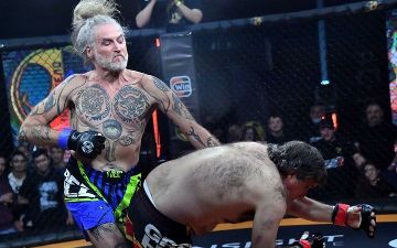 Джигурда получил нокаут от Шпака в промоушене фрик-поединков - видео