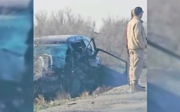 В Навои произошло лобовое столкновение двух автомобилей: погибли пять человек