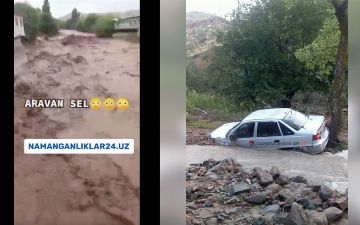 Наманган подтопило 