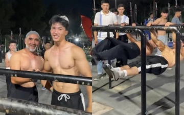 Пожилой узбекистанец шокировал пользователей своей физической формой