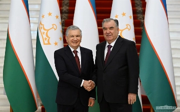 Шавкат Мирзиёев пригласил президента Таджикистана посетить Узбекистан