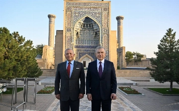 Шавкат Мирзиёев и король Иордании посетили исторические памятники Самарканда