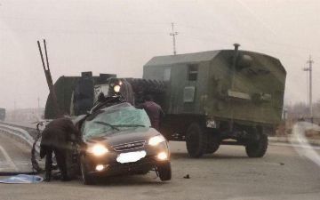 В Наманганской области случилась авария с участием гражданина Таджикистана: один человек пострадал