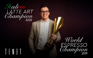 Титулованный маэстро кофейного искусства Италии Stefano Cevenini в Ташкенте в шоуруме TENET