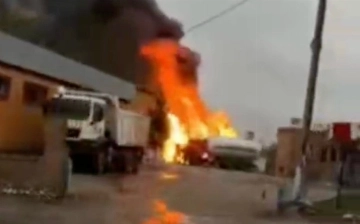 В Сурхандарье произошел взрыв на заправке, есть пострадавшие