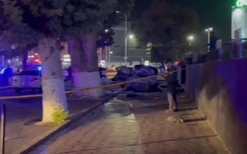 В ДТП на Юнусабаде погиб один человек – за рулем BMW был солист группы «Уммон» (видео)