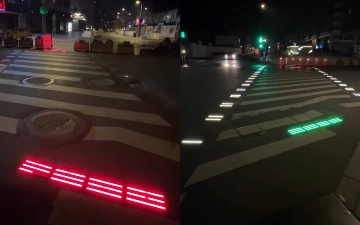 Узбекский автоблогер показал инновационные пешеходные переходы в Китае, которые необходимы Узбекистану