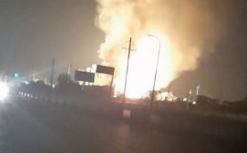 В Бухаре загорелся магистральный газопровод — видео