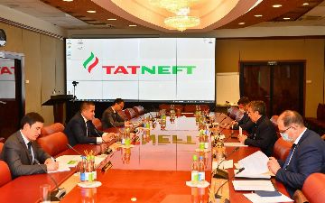 Председатель Правления АО «Узбекнефтегаз» в Татарстане встретился с Генеральным директором компании «Татнефть» 