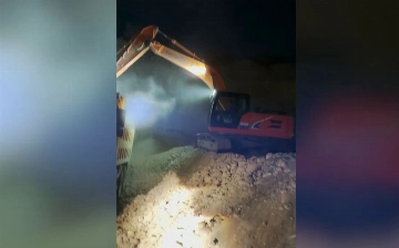 На берегу Чирчика незаконно добыли песчано-гравийную смесь почти на 35 млрд сумов