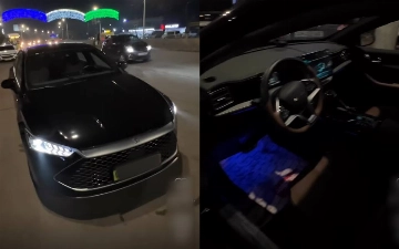 Узбекистанец зарабатывает большие деньги, «таксуя» на электромобиле