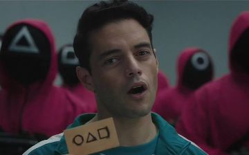 Рами Малек и Пит Дэвидсон сняли музыкальную пародию на «Игру в кальмара» - видео 